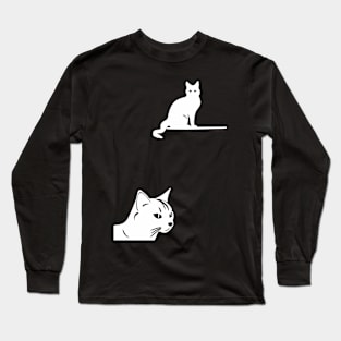 Two Cats Long Sleeve T-Shirt